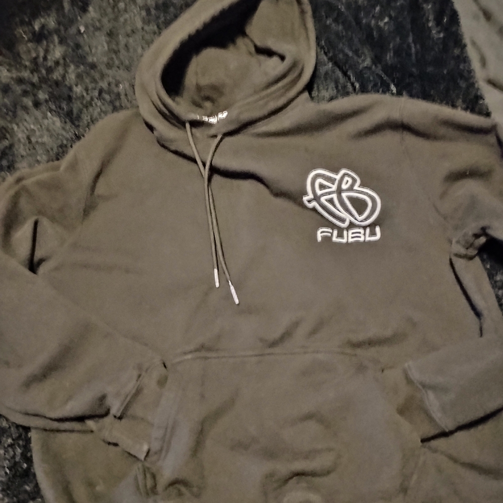 FUBU Black and White Logo Sweatshirt